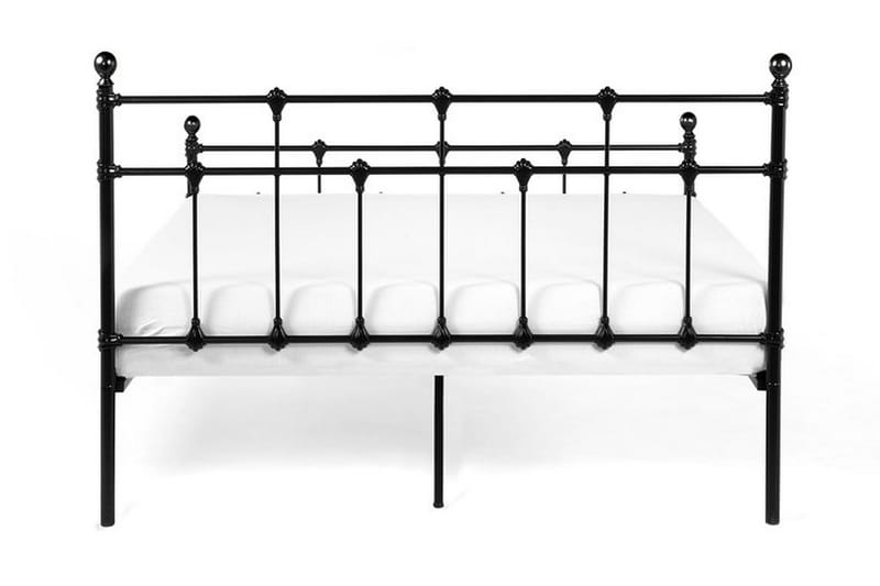 Lyn Dubbelsäng 160 200 cm Svart - Svart - Ramsäng