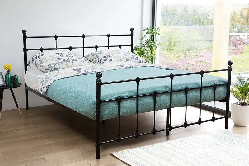 Lyn Dubbelsäng 160 200 cm Svart - Svart - Möbler - Säng - Ramsäng