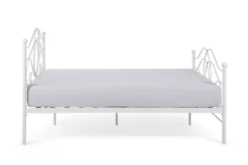 Lyra Dubbelsäng 160200 cm - Vit - Möbler - Säng - Sängram & sängstomme