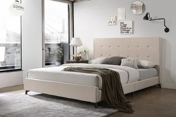 Nattaro Dubbelsäng 160x200cm - Beige - Möbler - Säng - Sängram & sängstomme