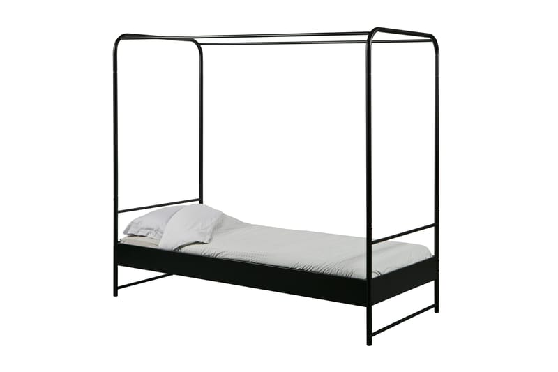 Nikodim Säng 90x200 - Svart Metall - Möbler - Säng - Ramsäng
