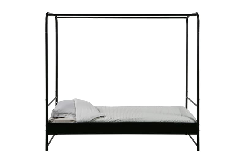 Nikodim Säng 90x200 - Svart Metall - Möbler - Säng - Ramsäng