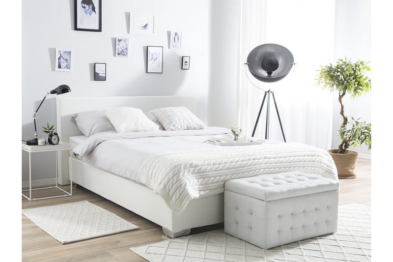 President Dubbelsäng 160|200 cm, Vit