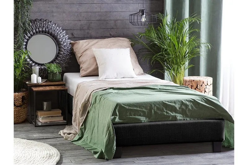 Roanne Sängram 90x200 cm  Grå - Grå - Möbler - Säng - Ramsäng