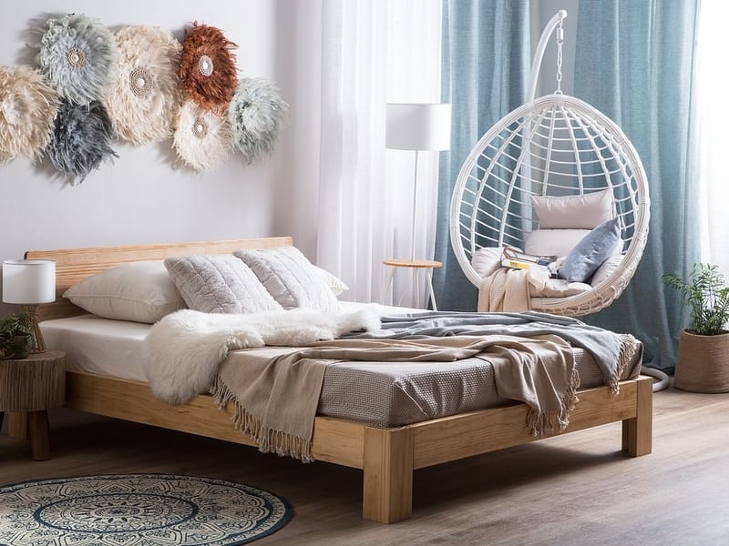 Royan Dubbelsäng 160|200 cm - Trä/Natur - Möbler - Säng - Ramsäng