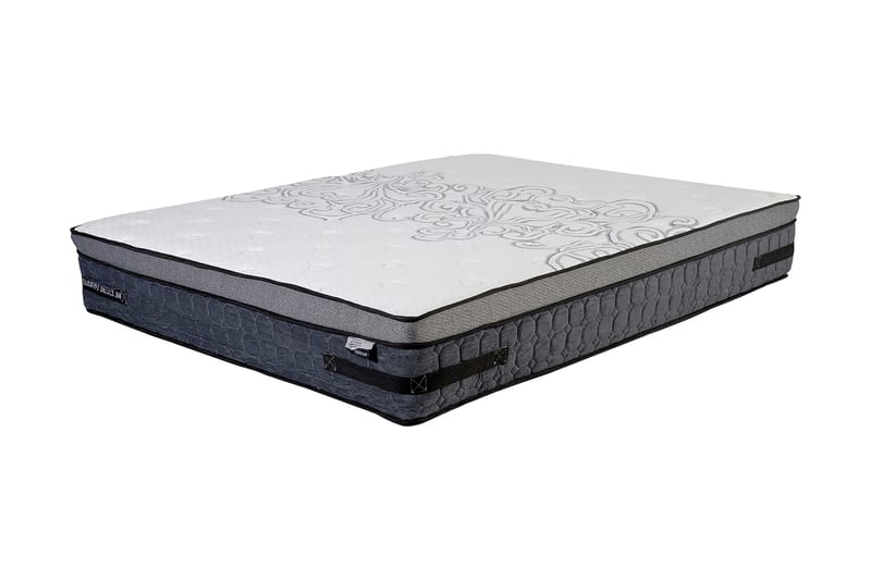 Säng SELENE med madrass HARMONY DELUX 160x200cm - Dubbelsäng - Ramsäng - Komplett sängpaket