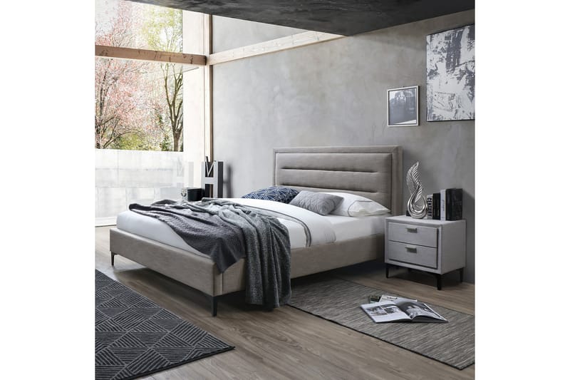 Säng SELENE med madrass HARMONY DELUX 160x200cm - Komplett sängpaket - Dubbelsäng - Ramsäng