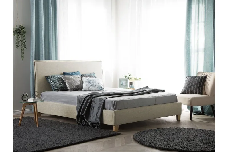 Sennez Dubbelsäng 140|200 cm - Beige - Möbler - Säng - Ramsäng