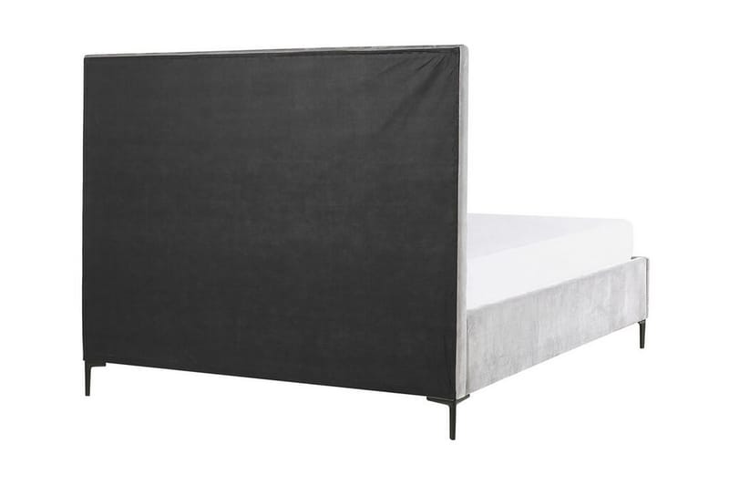 Sezanne Ramsäng 160x200 cm med Förvaring - Sammet/Grå - Möbler - Säng - Ramsäng