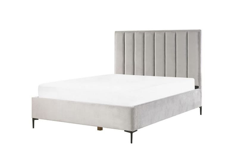 Sezanne Ramsäng 160x200 cm - Sammet/Grå - Möbler - Säng - Sängram & sängstomme
