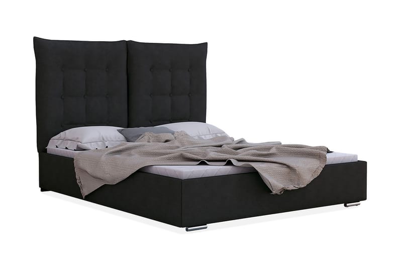 Szymon Ramsäng 214x175x128 cm - Svart - Möbler - Säng - Ramsäng