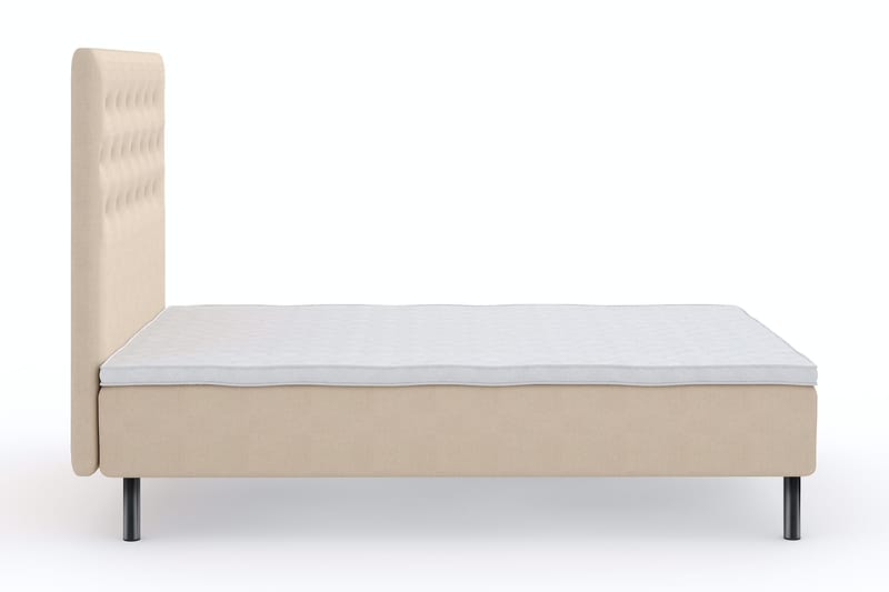 Wega Sängpaket Ramsäng 105x200 cm - Beige - Komplett sängpaket - Ramsäng