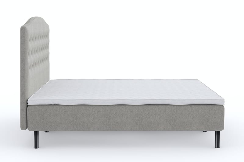 Wega Sängpaket Ramsäng 160x200 cm - Grå - Komplett sängpaket - Ramsäng