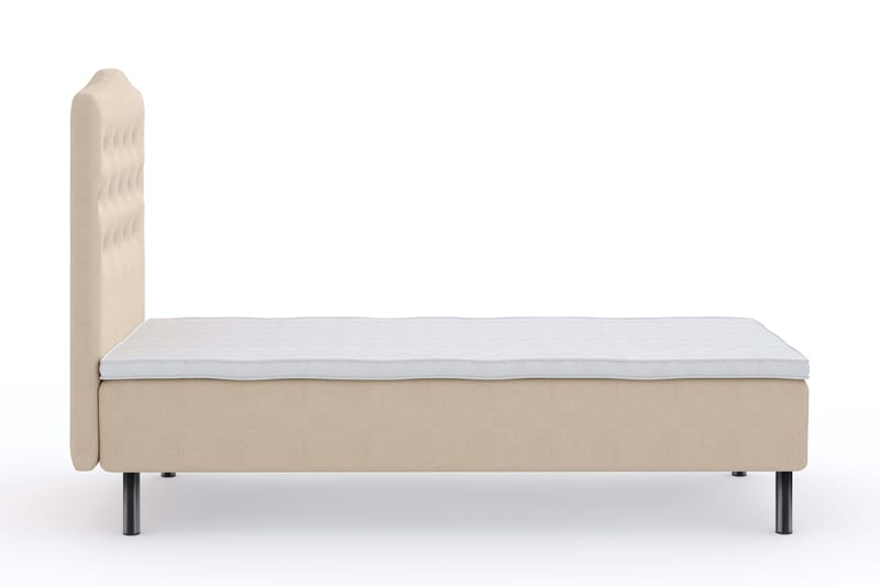 Wega Sängpaket Ramsäng 90x200 cm - Beige - Komplett sängpaket - Ramsäng