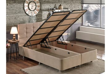 Reghum Sängram med Sänggavel 160x200 cm - Ljusbrun - Möbler - Säng - Sängram & sängstomme