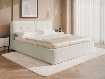 Renva Sängram 160x200 cm - Beige - Möbler - Säng - Sängram & sängstomme