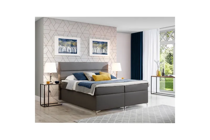 Resårbotten Eltap Amadeo - Soft 29, Grå, 140x200 cm - Möbler - Säng - Komplett sängpaket