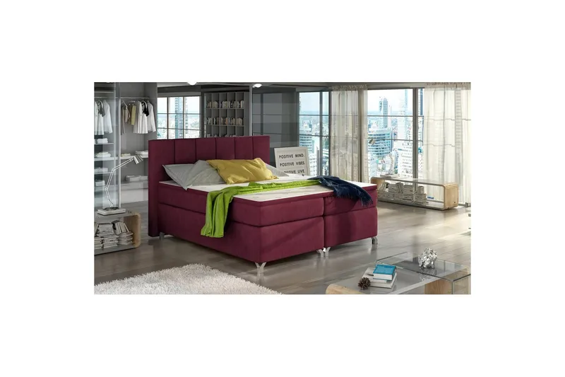 Resårbotten Eltap Basilio - Rivera 59, Röd, 160x200 cm - Möbler - Säng - Kontinentalsäng