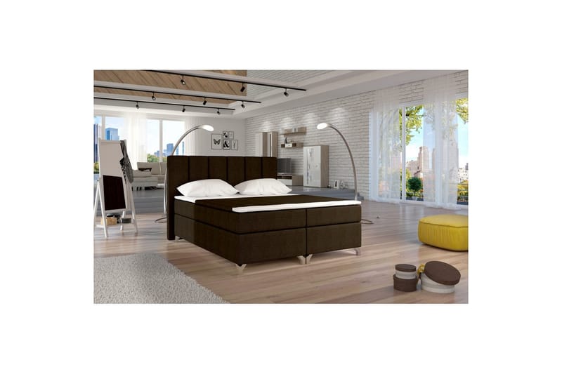 Resårbotten Eltap Basilio - Sawana 26, Brun, 140x200 cm - Möbler - Säng - Kontinentalsäng