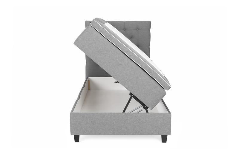 Royal Kontinentalsäng med Förvaring 105x200 cm - Ljusgrå (+Fler val) - Möbler - Säng - Kontinentalsäng