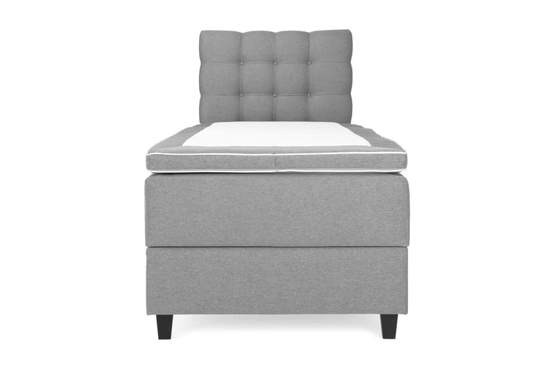 Royal Sängpaket med Förvaring 80x200 cm, Ljusgrå (+Fler val)