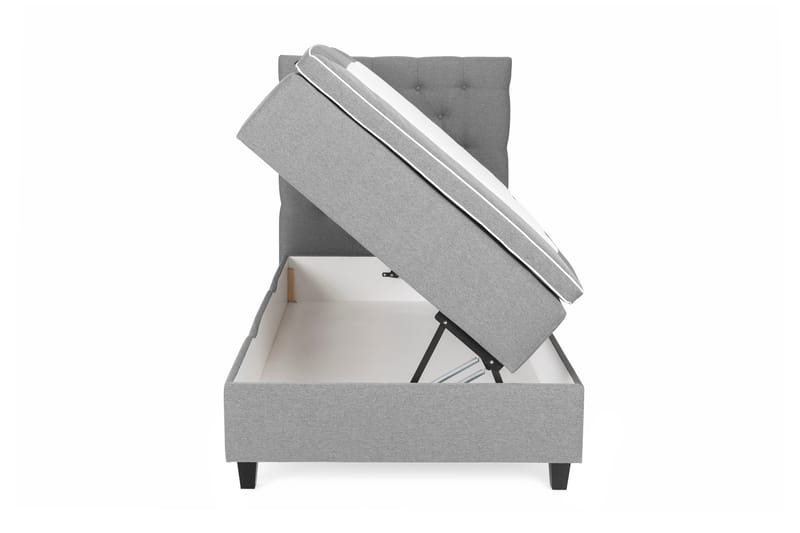 Royal Sängpaket med Förvaring 90x200 cm - Ljusgrå (+Fler val) - Möbler - Säng - Kontinentalsäng