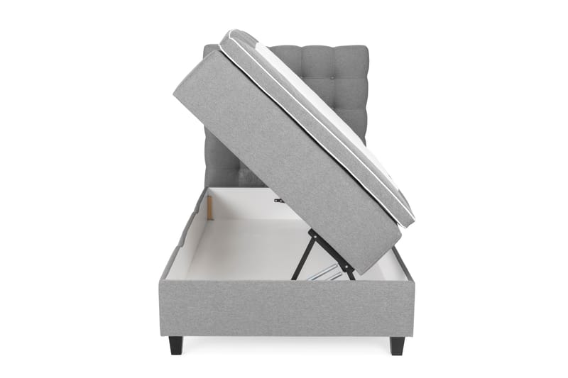 Royal Sängpaket med Förvaring105x200  Ljusgrå - Ljusgrå (+Fler val) - Möbler - Säng - Ramsäng