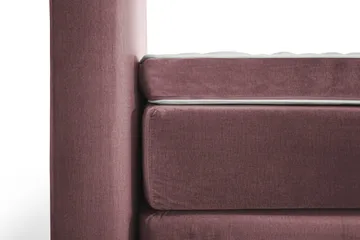 Royal Velvet Komplett Sängpaket 160x200 cm - Rosa med Höga Guldben - Möbler - Säng - Komplett sängpaket