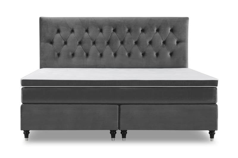 Royal Velvet Kontinentalsäng 210x210 cm, Mörkgrå
