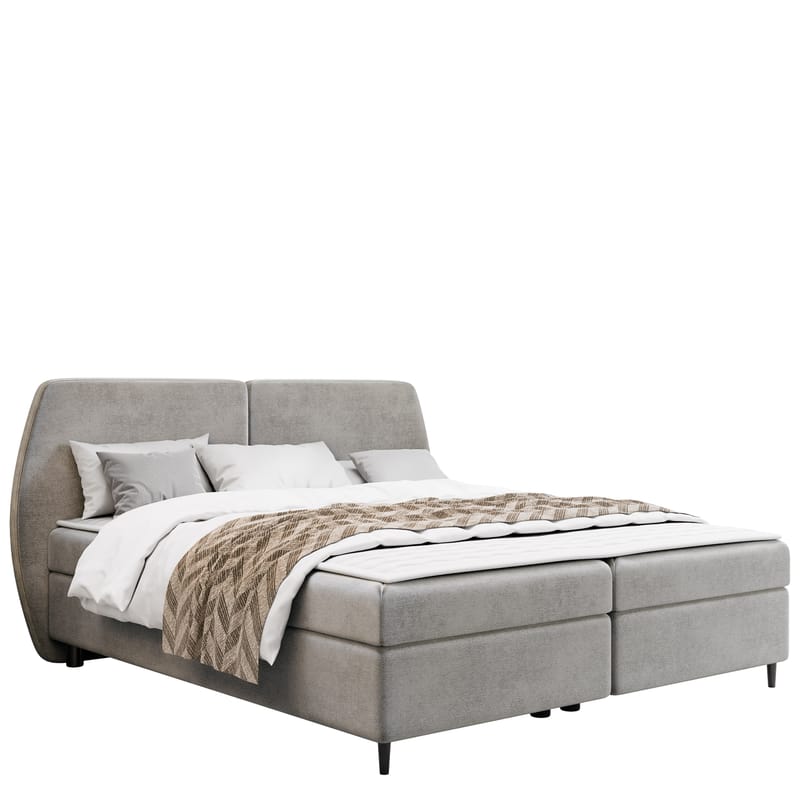 Rynricon Sängpaket Kontinentalsäng 140x200 cm - Gr�å - Möbler - Säng - Komplett sängpaket