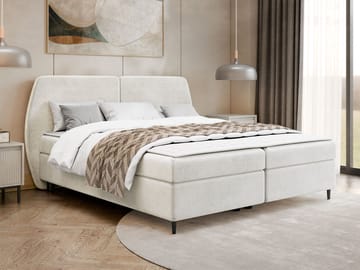 Rynricon Sängpaket Kontinentalsäng 140x200 cm - Vit - Möbler - Säng - Komplett sängpaket