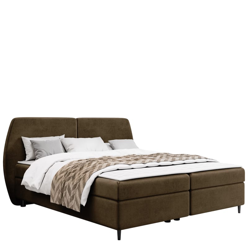 Rynricon Sängpaket Kontinentalsäng 160x200 cm - Brun - Möbler - Säng - Komplett sängpaket