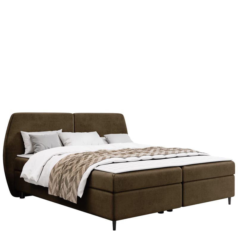 Rynricon Sängpaket Kontinentalsäng 160x200 cm - Brun - Möbler - Säng - Komplett sängpaket