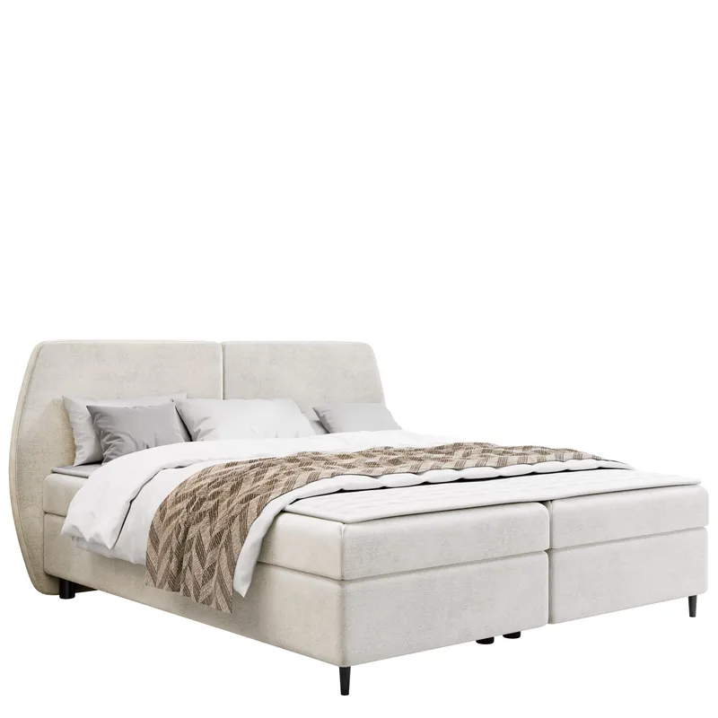 Rynricon Sängpaket Kontinentalsäng 160x200 cm - Vit - Möbler - Säng - Komplett sängpaket