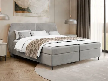 Rynricon Sängpaket Kontinentalsäng 180x200 cm - Grå - Möbler - Säng - Komplett sängpaket