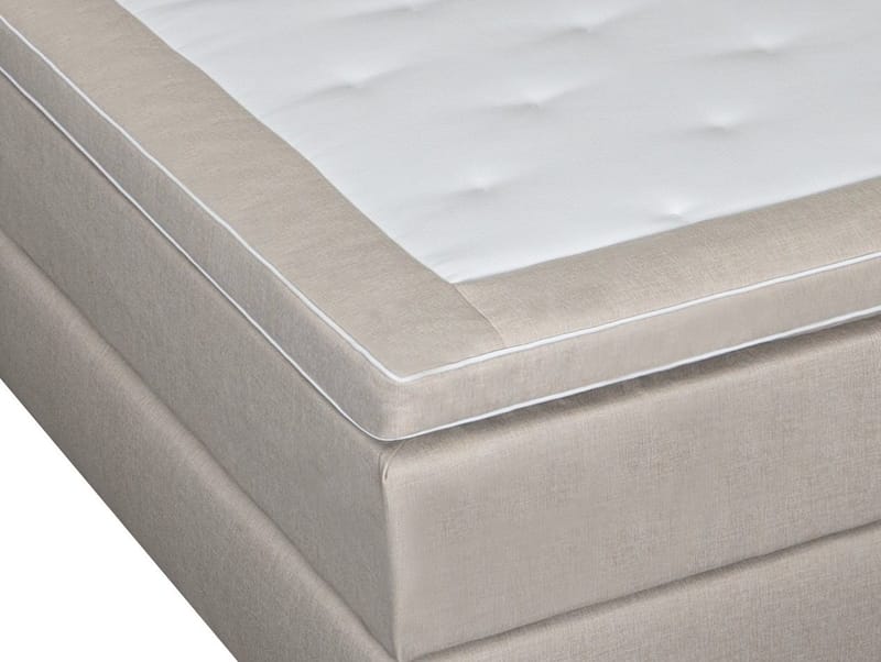 Säng 120 x 200 cm + sänggavel - Dream - beige - Möbler - Säng - Enkelsäng