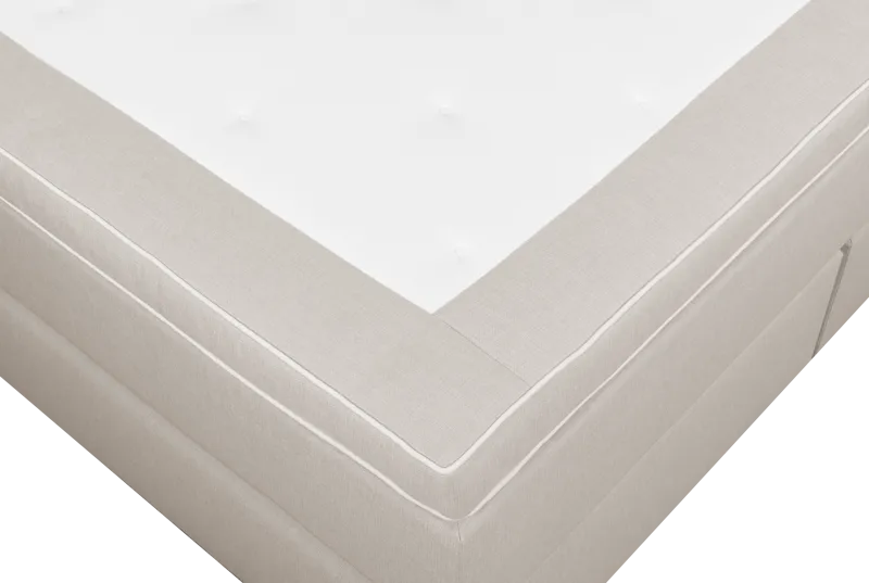 Säng 160x200 cm beige 5-zoner - beige valdos 12 - Möbler - Säng - Kontinentalsäng