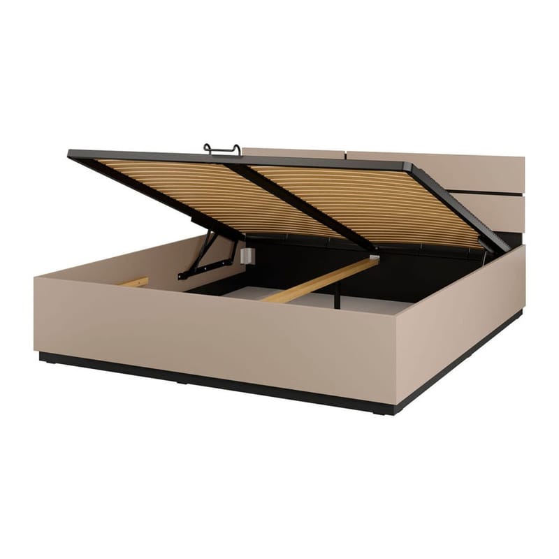Säng Cross S med upplyftbar förvaring - 180 cm, Kongo - Möbler - Säng - Sängram & sängstomme