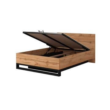 Säng Halle S med ram på gaslyft och förvaringsbox - 140 cm - Möbler - Säng - Sängram & sängstomme