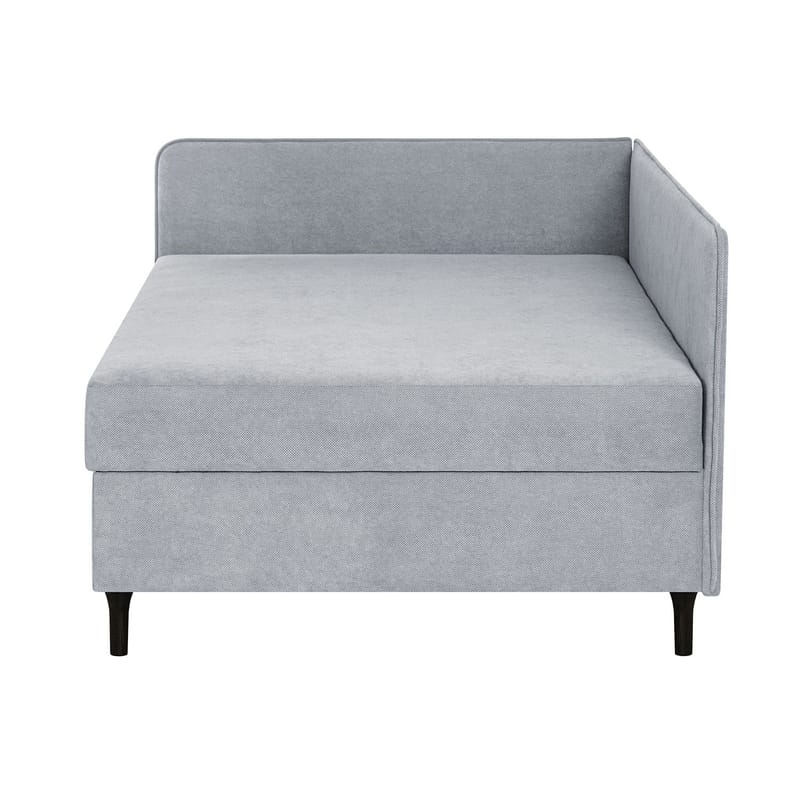 Säng Henriette 120x200 cm, med förvaring 120x40x75 cm, Melamin med ekbark - Grå - Möbler - Säng - Enkelsäng