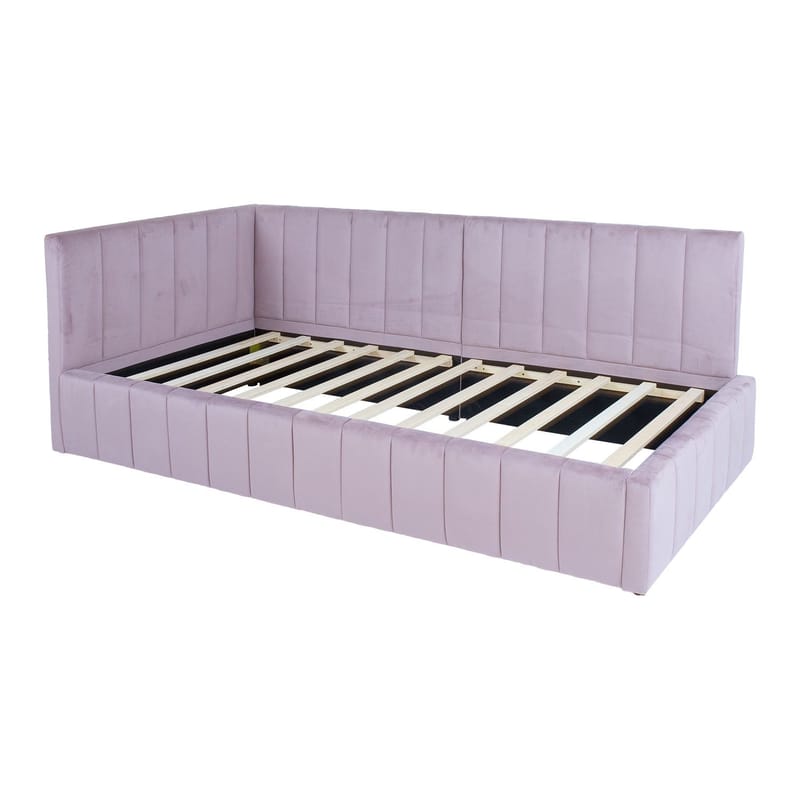 Säng Jasper 90x200 cm 100x40xh115 cm - Rosa - Möbler - Säng - Sängram & sängstomme