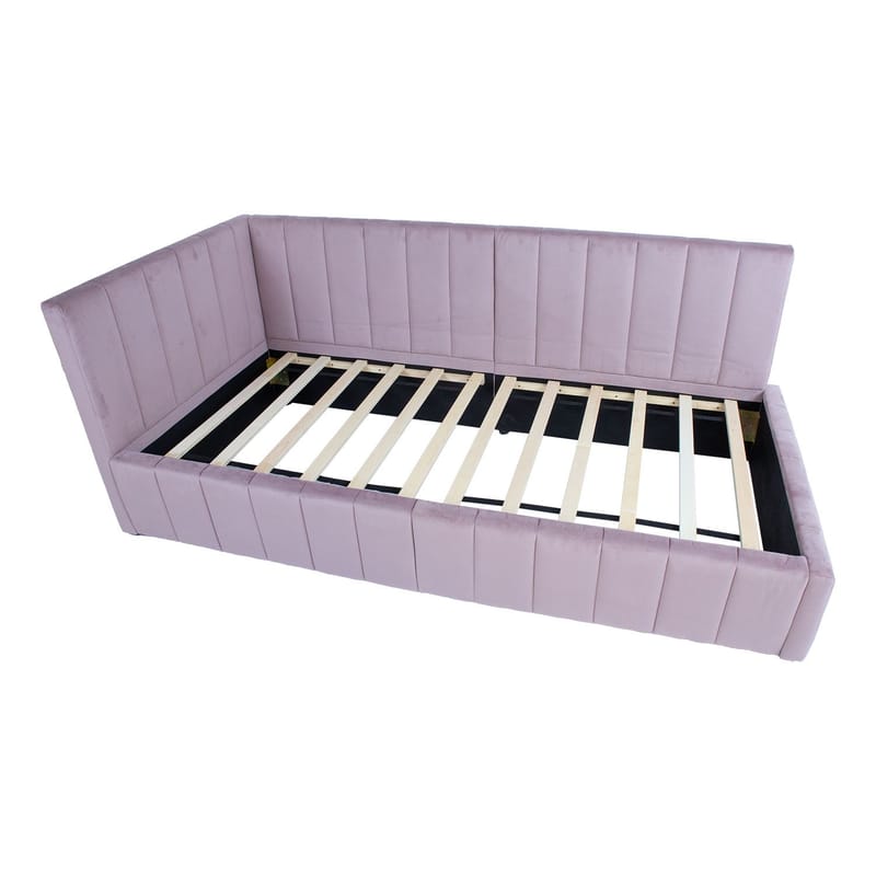 Säng Jasper 90x200 cm 100x40xh115 cm - Rosa - Möbler - Säng - Sängram & sängstomme