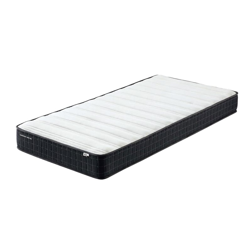 Säng Jasper 90x200 cm med madrass Harmony Uno 180x40xh76 cm, Ek - mauverosa - Möbler - Säng - Komplett sängpaket