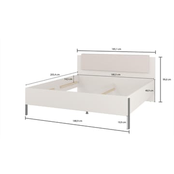 Säng Jukon S - 180 cm - Möbler - Säng - Sängram & sängstomme