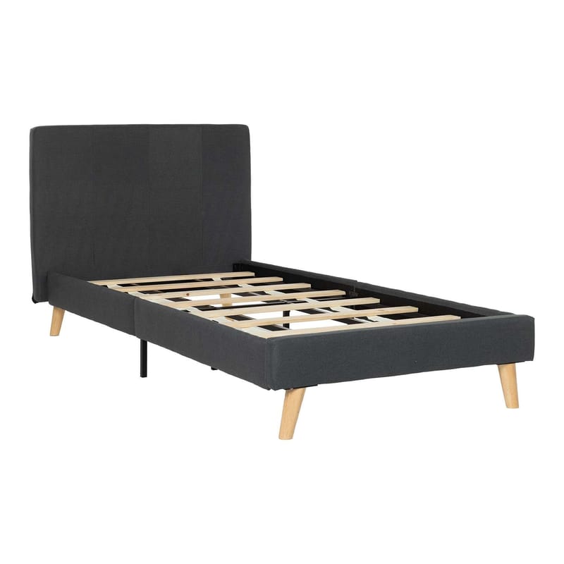 Säng Juno 90x200 cm, grå