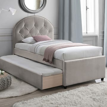 Säng Lara med madrass Harmony Uno 90x200 cm - champagne - Möbler - Säng - Gästsäng & extrasäng - Utdragssäng