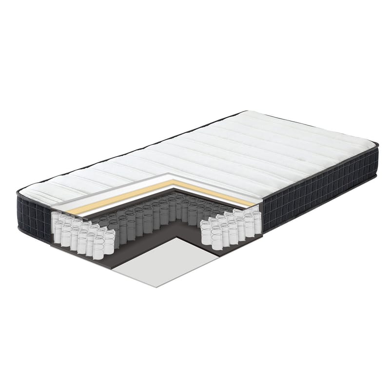 Säng Lara med två madrasser Harmony Uno 90x200 cm - Mauverosa - Möbler - Säng - Komplett sängpaket