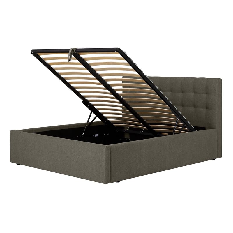 Säng Leena 160x200 cm - Mörkbeige - Möbler - Säng - Sängram & sängstomme