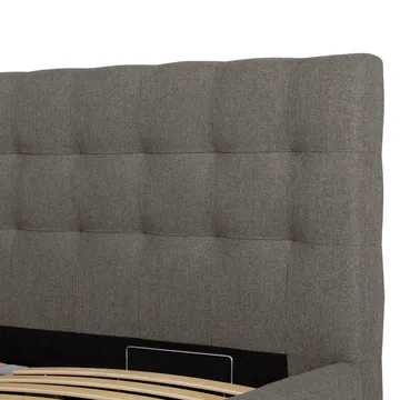 Säng Leena 160x200 cm - Mörkbeige - Möbler - Säng - Sängram & sängstomme