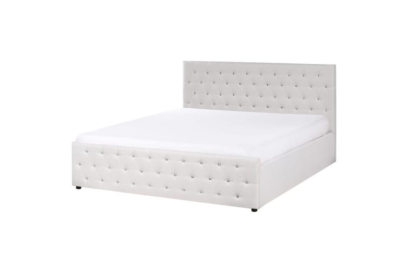 Säng med förvaring Amiens - Beige, 180x200 cm - Möbler - Säng - Sängram & sängstomme